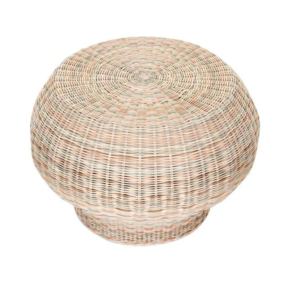 Bolla Rattan-Beistelltisch / Ottomane