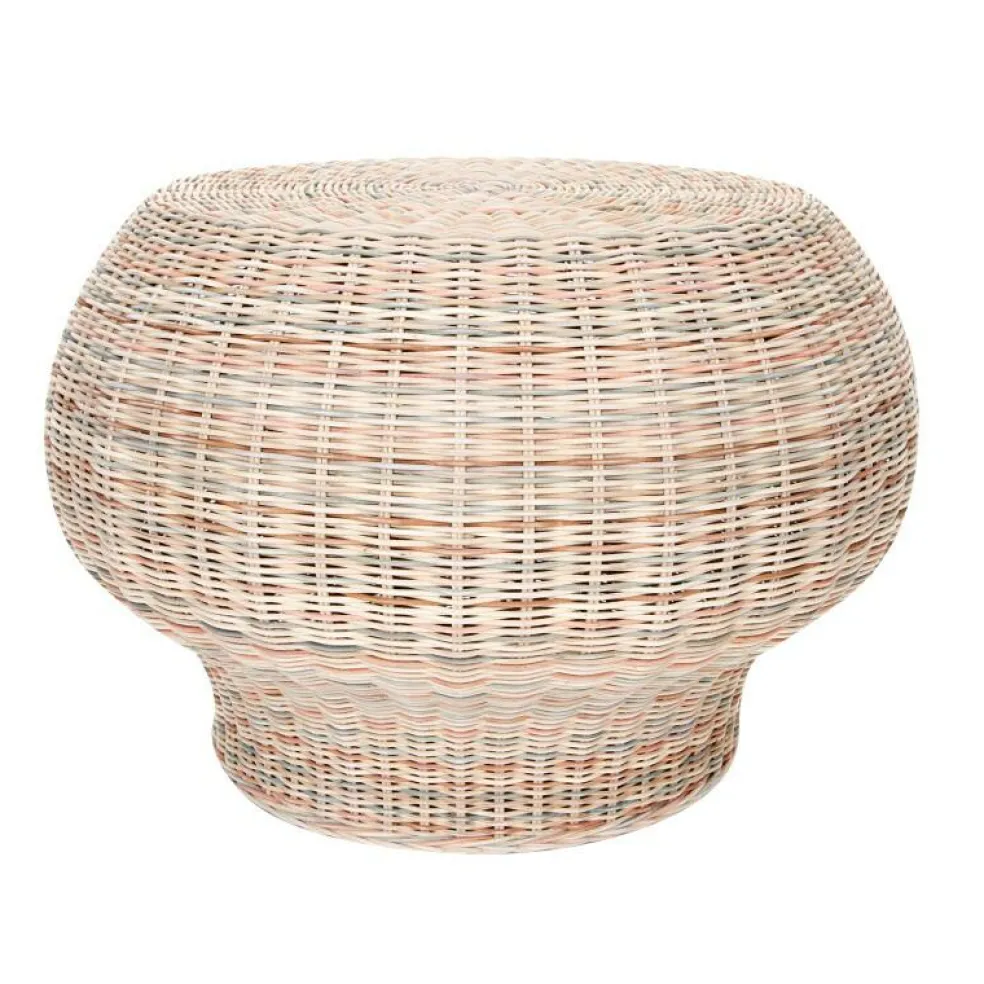 Bolla Rattan-Beistelltisch / Ottomane