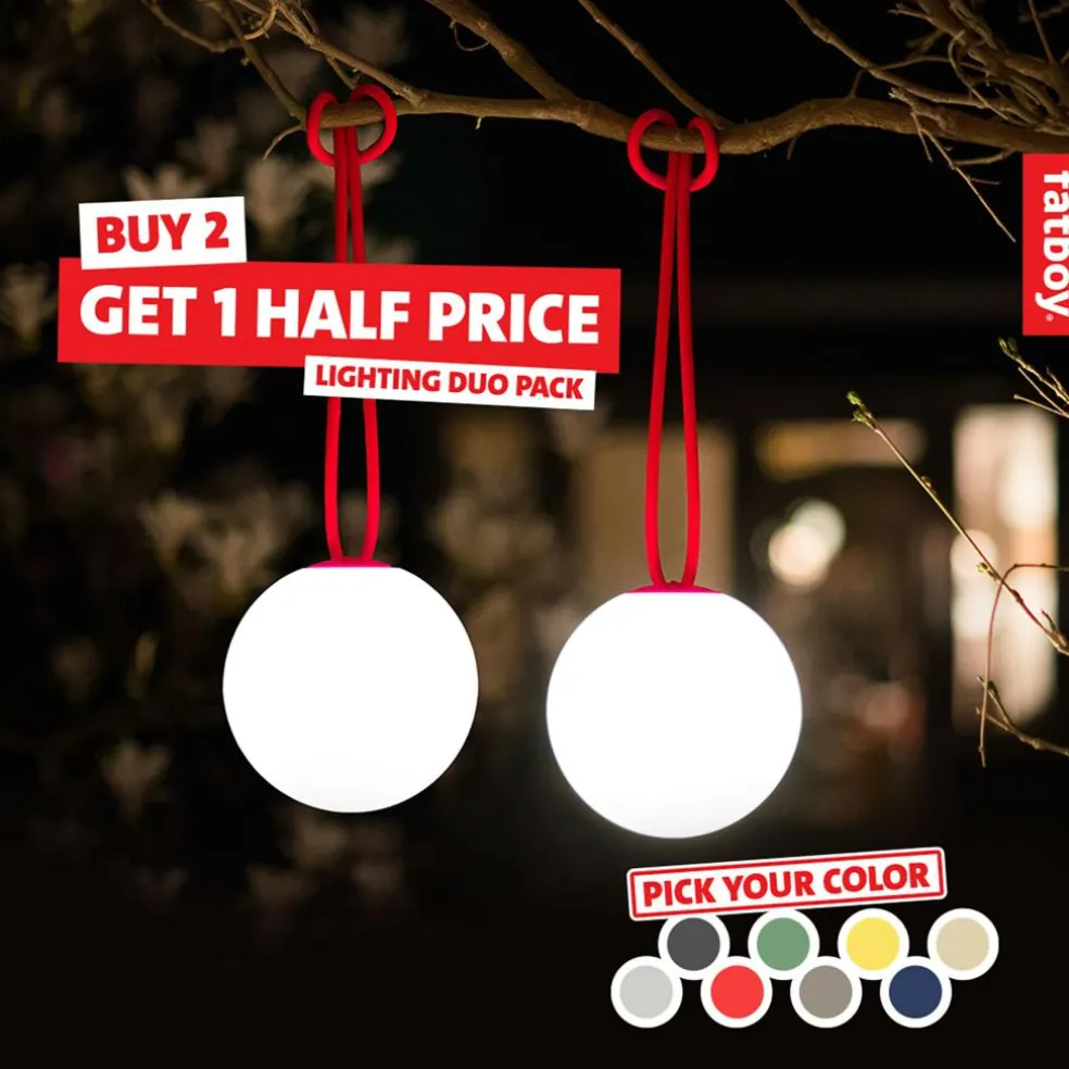 Bolleke LED Outdoor Hängeleuchte mit Akku 2er Set