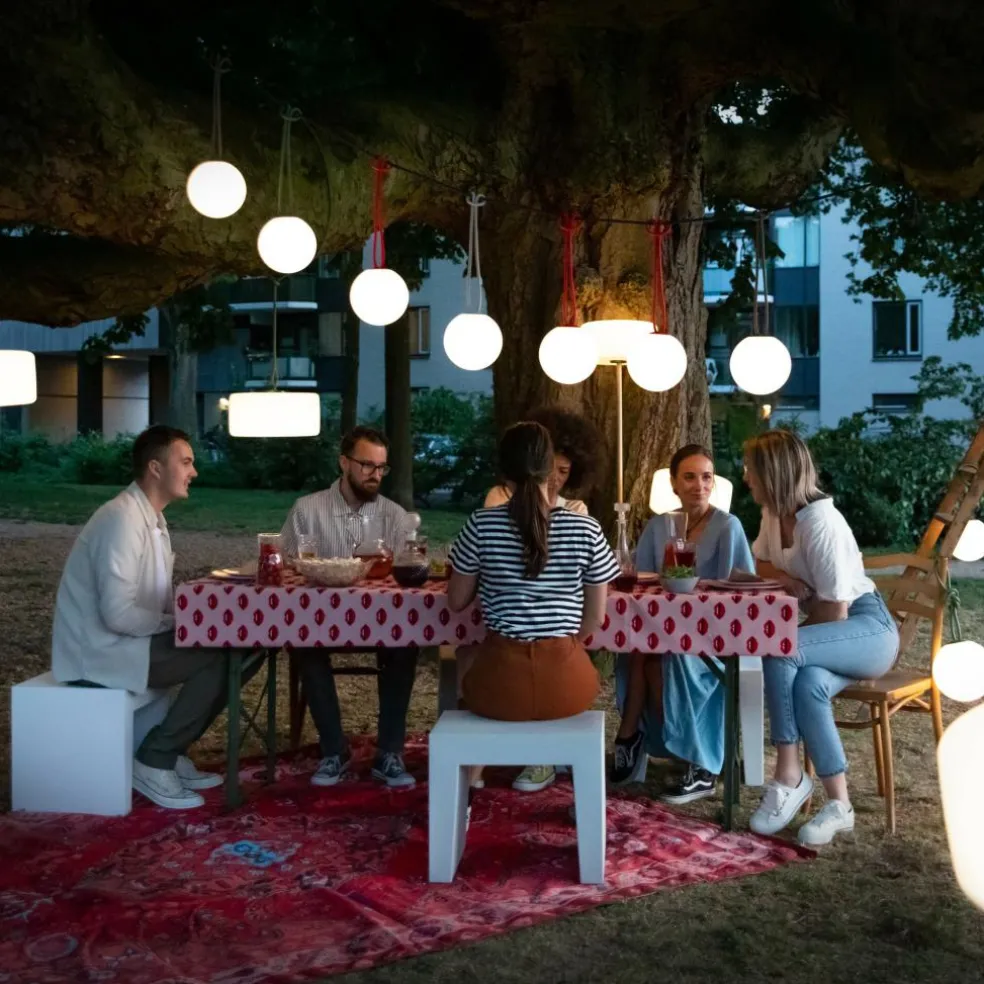 Bolleke LED Outdoor Hängeleuchte mit Akku 2er Set