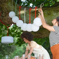 Bolleke LED Outdoor Hängeleuchte mit Akku 2er Set