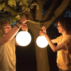 Bolleke LED Outdoor Hängeleuchte mit Akku 2er Set