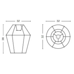 Bonbon Shade Lampenschirm M