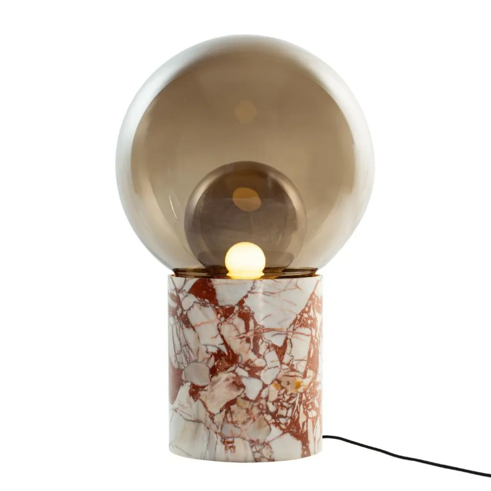 Boule High Bodenleuchte Sockel Marmor