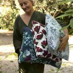 Bouquet Sauvage Pixels Outdoor-Kissen 44x44xm