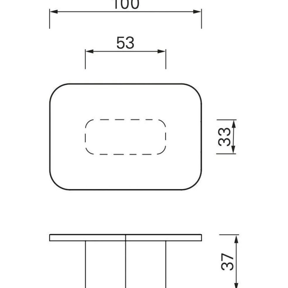 Bow No. 6 Couchtisch 100x70x37cm