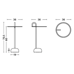 Bowler Beistelltisch