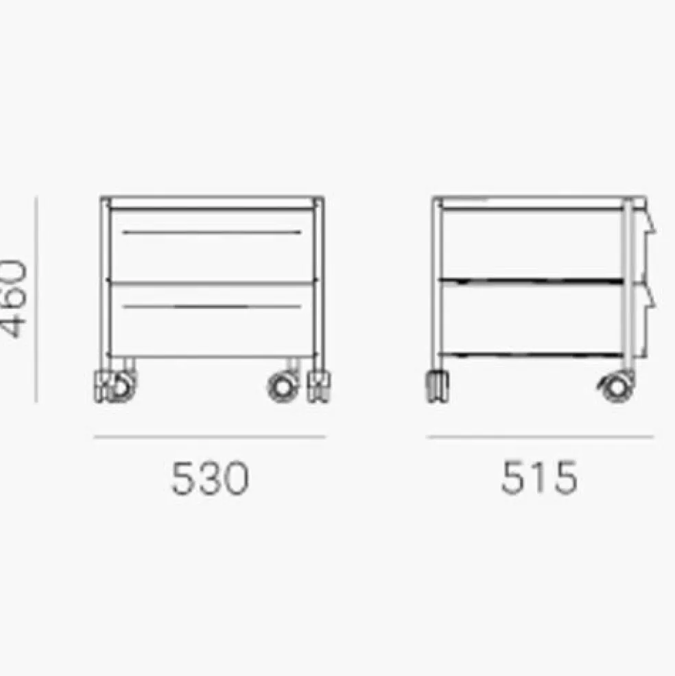 Boxie BXL 2C Rollcontainer H 46cm