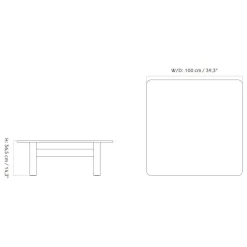 Brasilia Lounge Beistelltisch