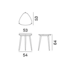 Brick 244 Beistelltisch
