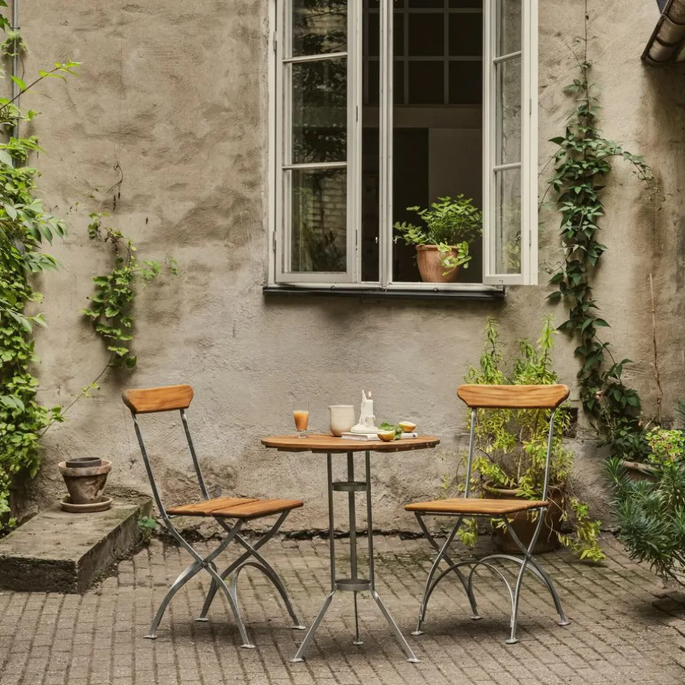 Bryggeri Gartenesstisch klappbar Ø60cm Teak