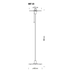 BST Bauhaus Stehleuchte