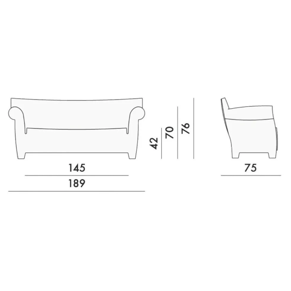 Bubble Club 2-Sitzer Outdoor Sofa