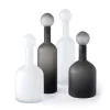 Bubbles & Bottles Karaffe 4er Set schwarz matt
