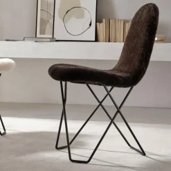 Cactus Stuhl Schaffell