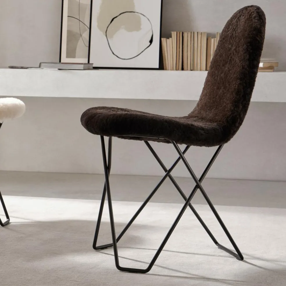 Cactus Stuhl Schaffell