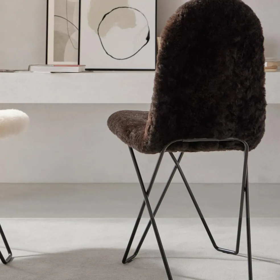 Cactus Stuhl Schaffell