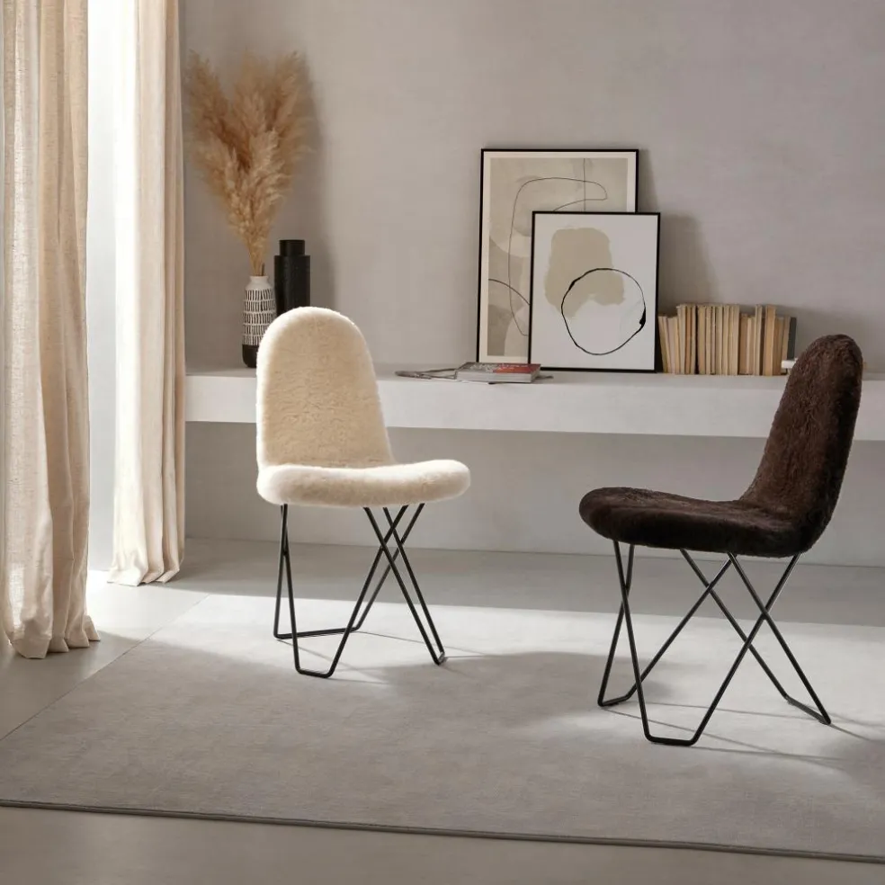 Cactus Stuhl Schaffell