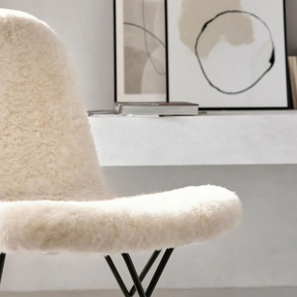 Cactus Stuhl Schaffell