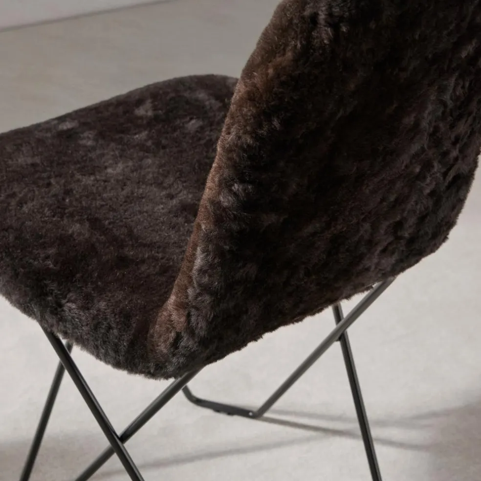 Cactus Stuhl Schaffell