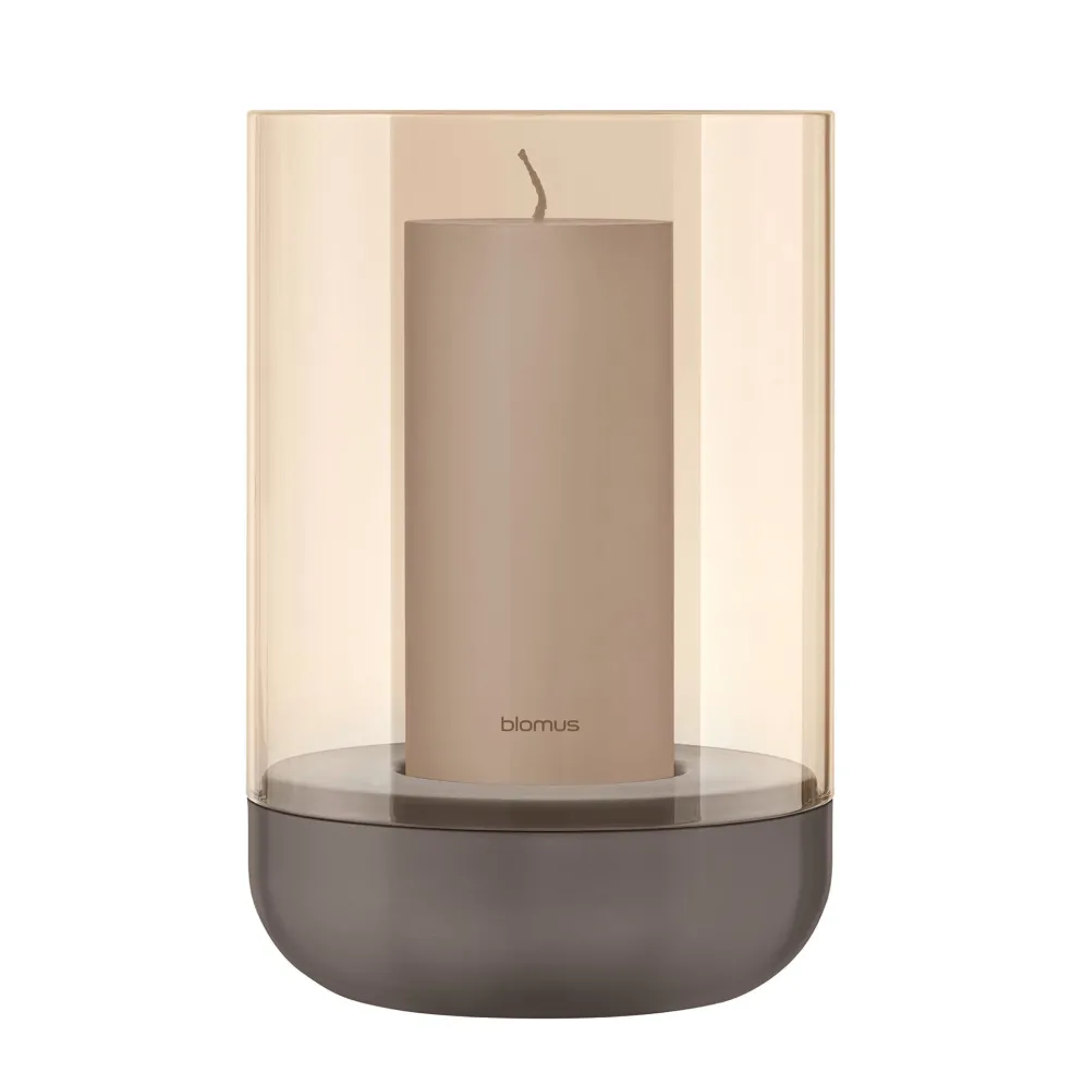 Calma Windlicht Edelstahl L