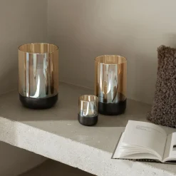 Calma Windlicht Edelstahl M