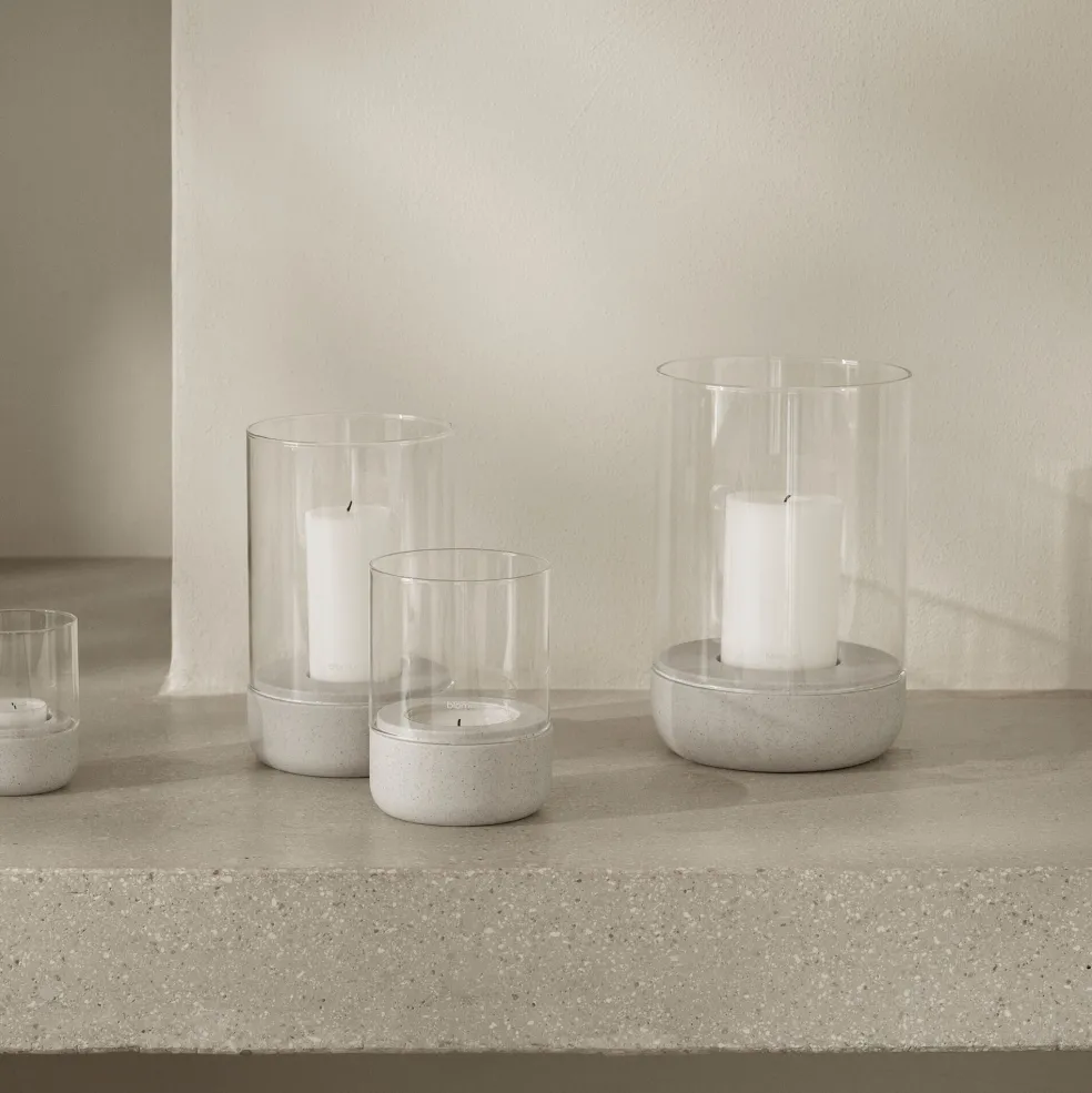 Calma Windlicht Polyresin S