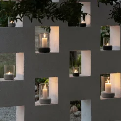 Calma Windlicht Polyresin S