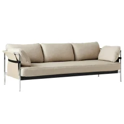 Can 2.0 3-Sitzer Sofa Gestell Stahl verchromt