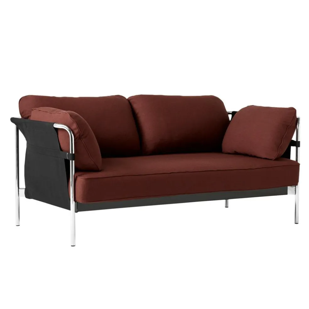Can 2.0 2-Sitzer Sofa Gestell Stahl verchromt