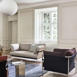 Can 2.0 2-Sitzer Sofa Gestell Stahl verchromt