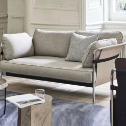 Can 2.0 2-Sitzer Sofa Gestell Stahl verchromt