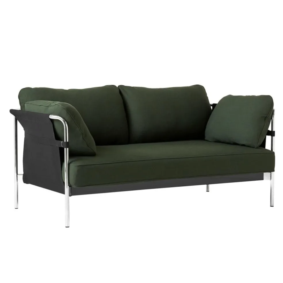 Can 2.0 2-Sitzer Sofa Gestell Stahl verchromt