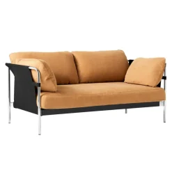 Can 2.0 2-Sitzer Sofa Gestell Stahl verchromt