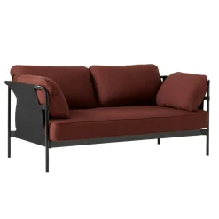 Can 2.0 2-Sitzer Sofa Gestell Stahl schwarz