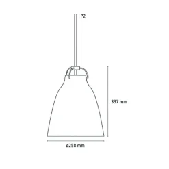 Caravaggio™ P2 Pendelleuchte matt