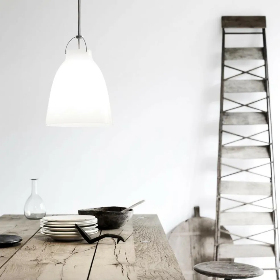 Caravaggio™ Pendelleuchte Opalglas