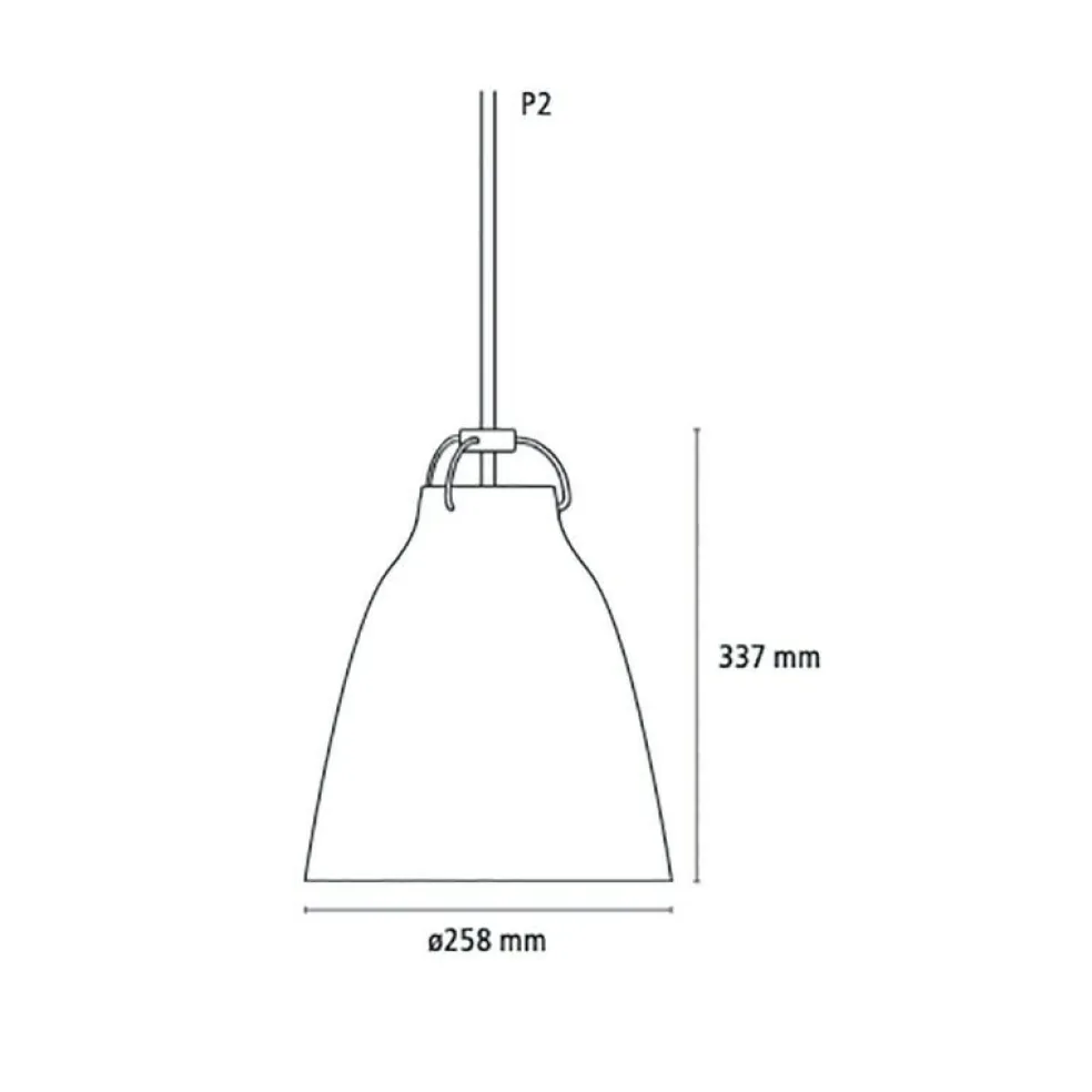 Caravaggio™ Pendelleuchte Opalglas
