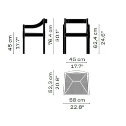 Carimate™ Armlehnstuhl Buche