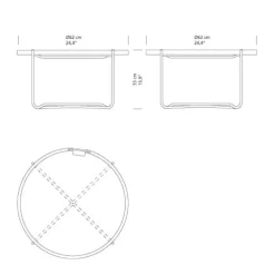 Carl Hansen CH417 Beistelltisch/Tabletttisch