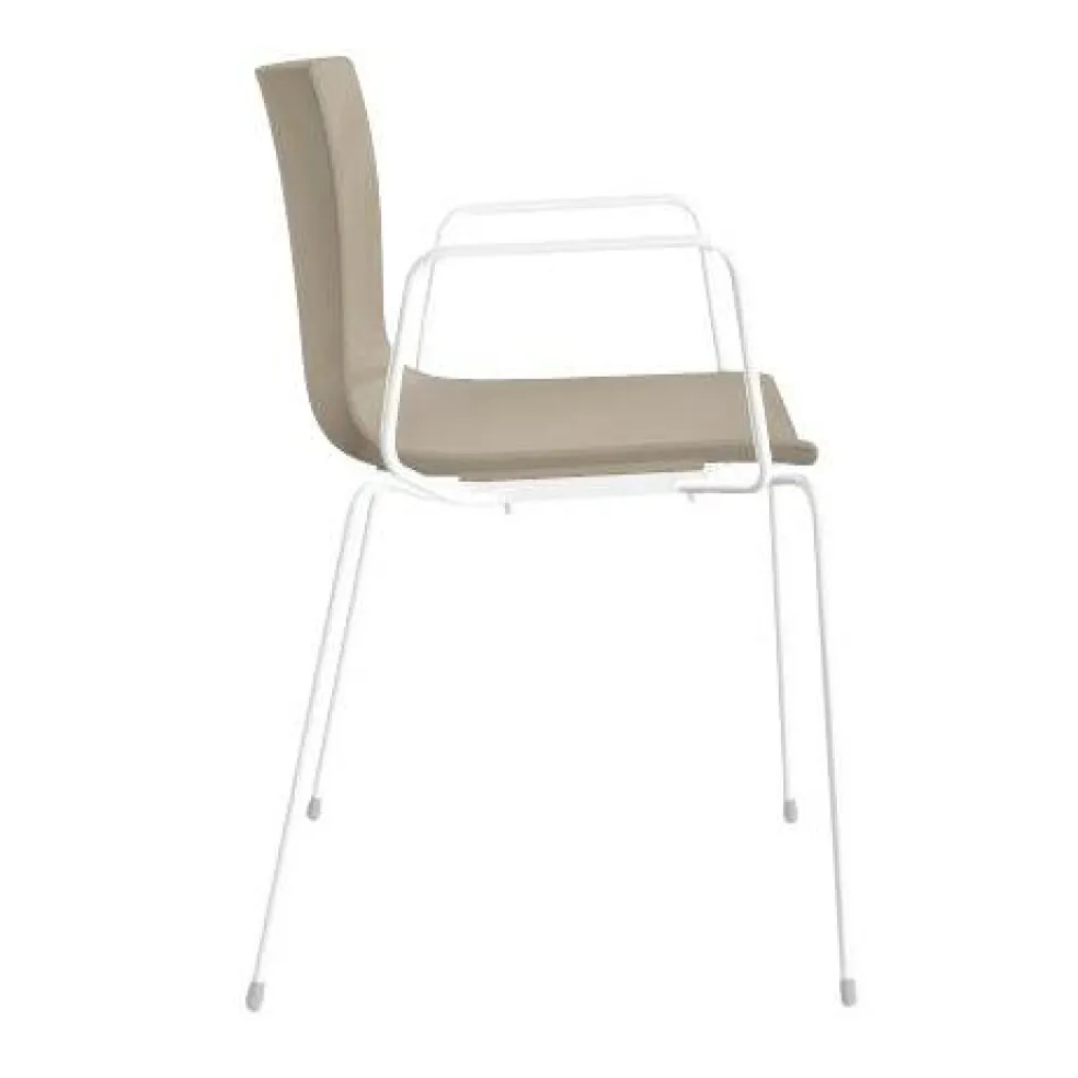 Catifa 46 0251 Armlehnstuhl einfarbig weiß