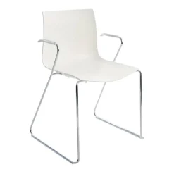 Catifa 46 0287 Armlehnstuhl einf. Kufe Chrom