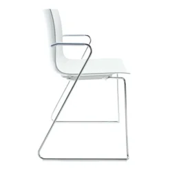 Catifa 46 0287 Armlehnstuhl einf. Kufe Chrom