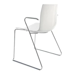 Catifa 46 0287 Armlehnstuhl einf. Kufe Chrom