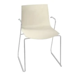 Catifa 46 0287 Armlehnstuhl einf. Kufe Chrom