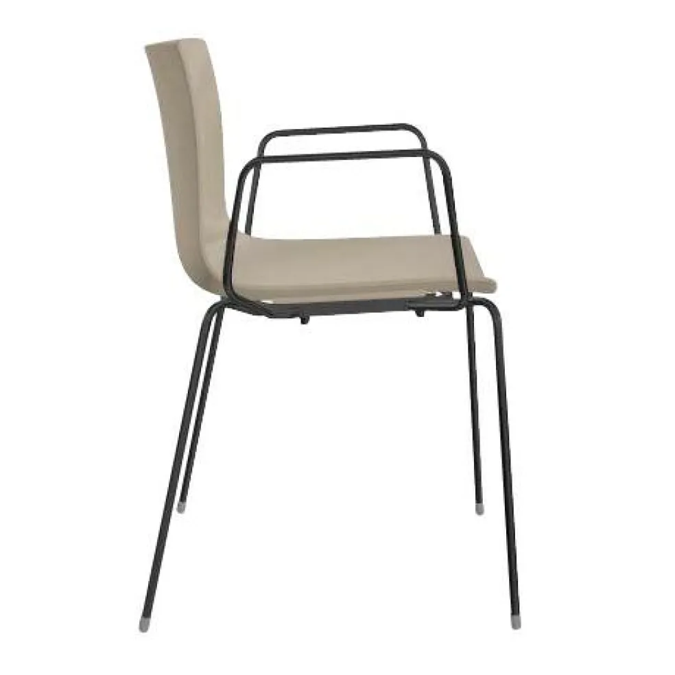 Catifa 46 0251 Armlehnstuhl einfarbig schwarz