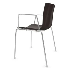 Catifa 46 0251 Armlehnstuhl einfarbig Gestell Chrom