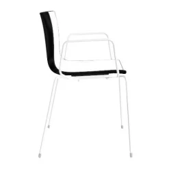 Catifa 46 0251 Armlehnstuhl zweifarbig weiß