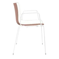 Catifa 46 0251 Armlehnstuhl zweifarbig weiß