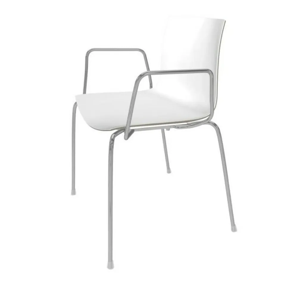 Catifa 46 0251 Armlehnstuhl zweifarbig Gestell Chrom